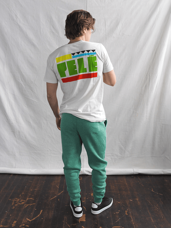 Pelé #10 Brasil White Tee