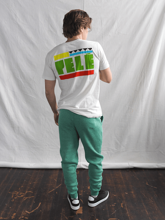 Pelé #10 Brasil White Tee