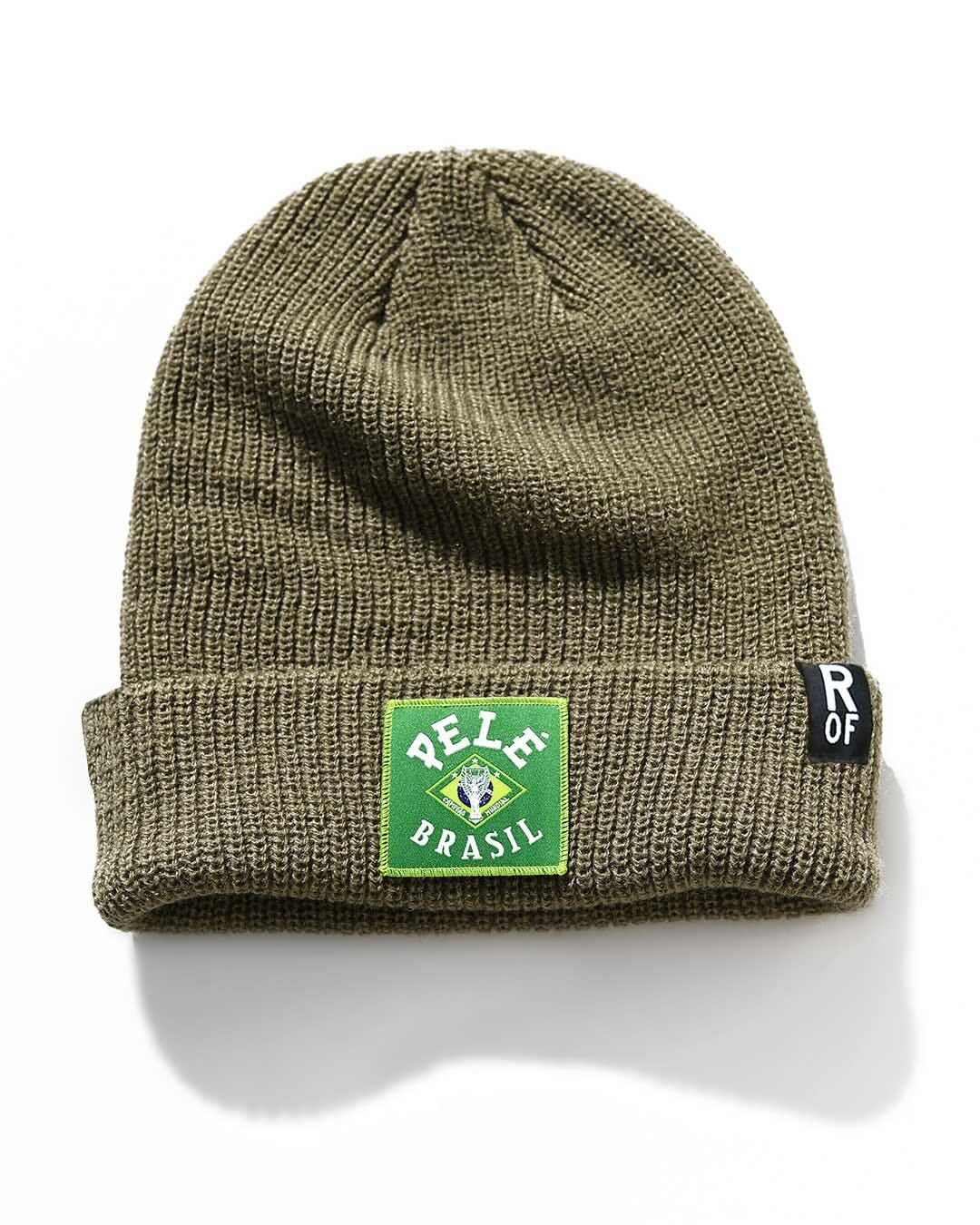 Pelé Brasil Olive Beanie