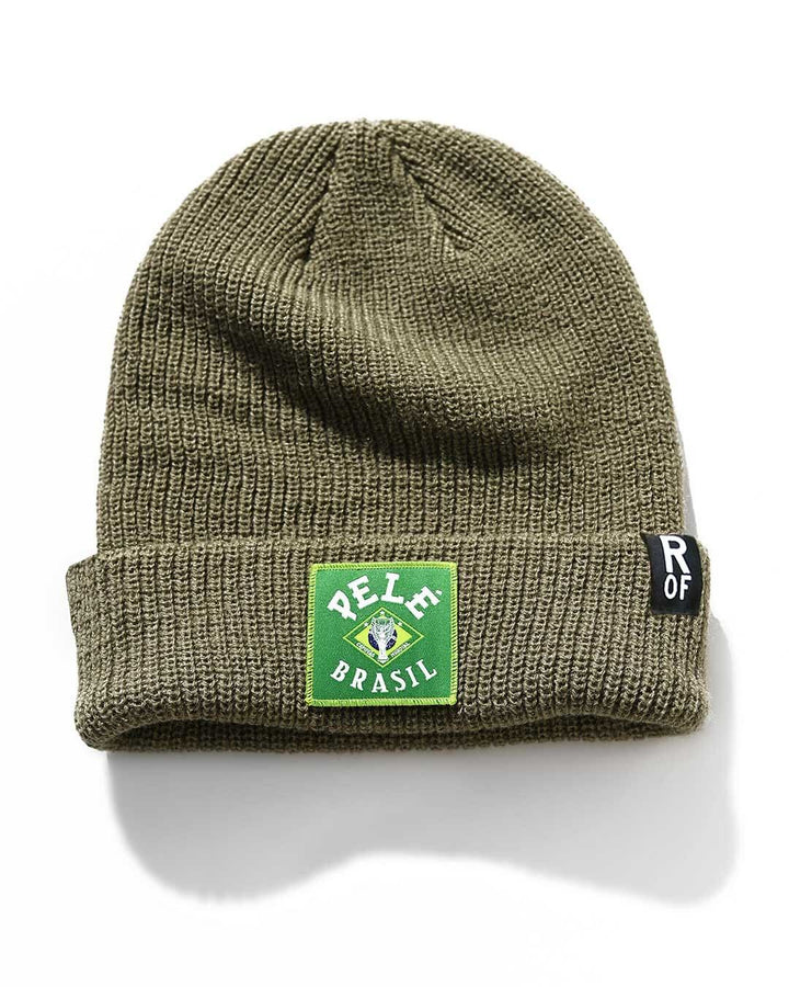 Pelé Brasil Olive Beanie