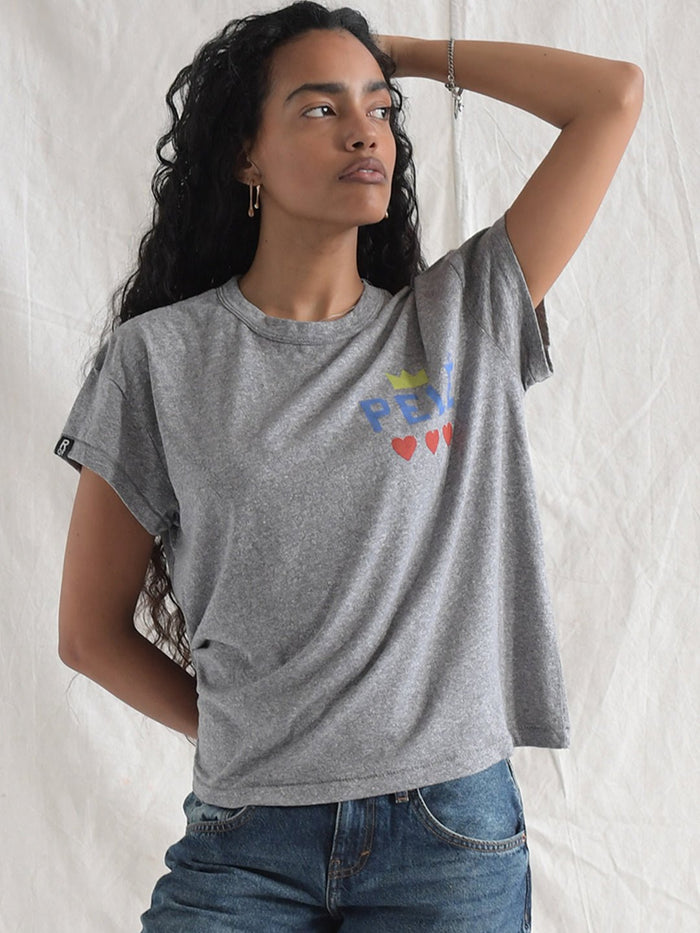 Pelé Love Women's Grey Tee
