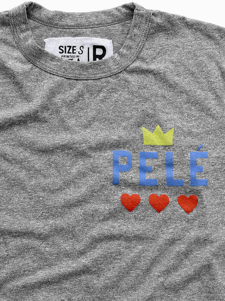 Pelé Love Women's Grey Tee