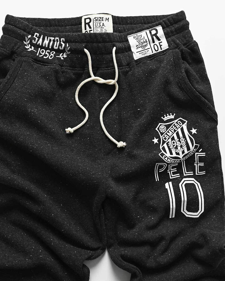 Pelé Santos Black Sweatpants
