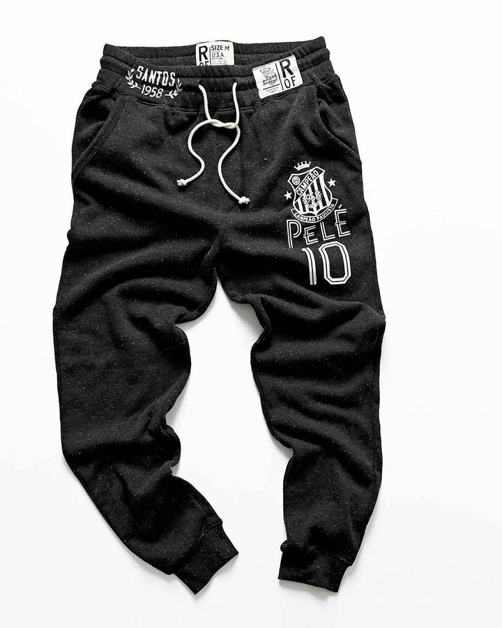 Pelé Santos Black Sweatpants