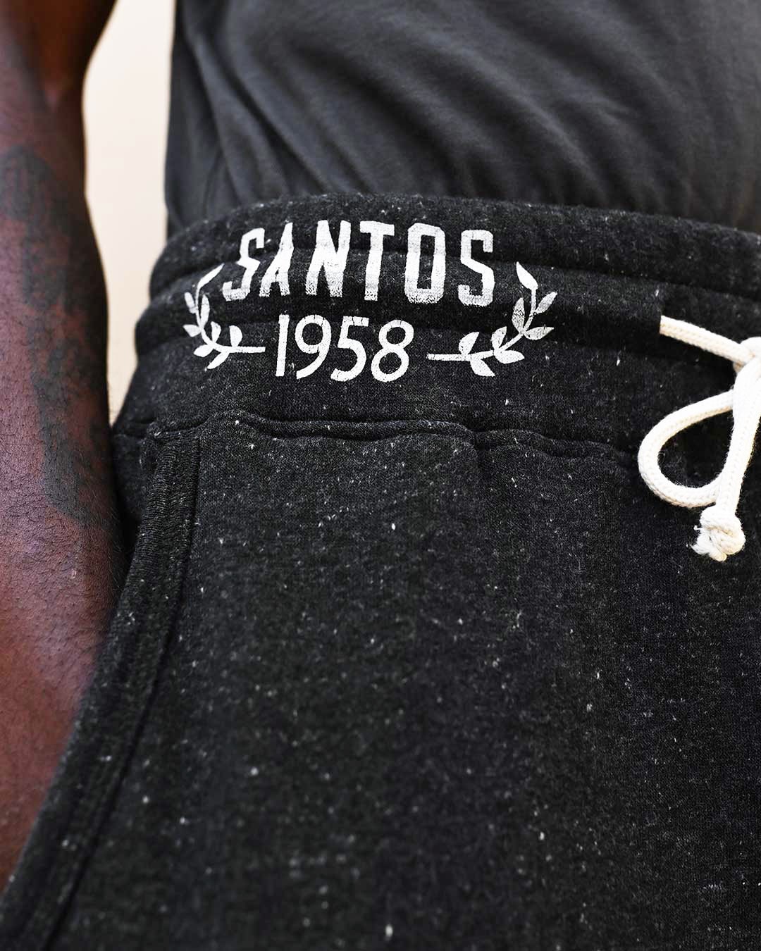 Pelé Santos Black Sweatpants