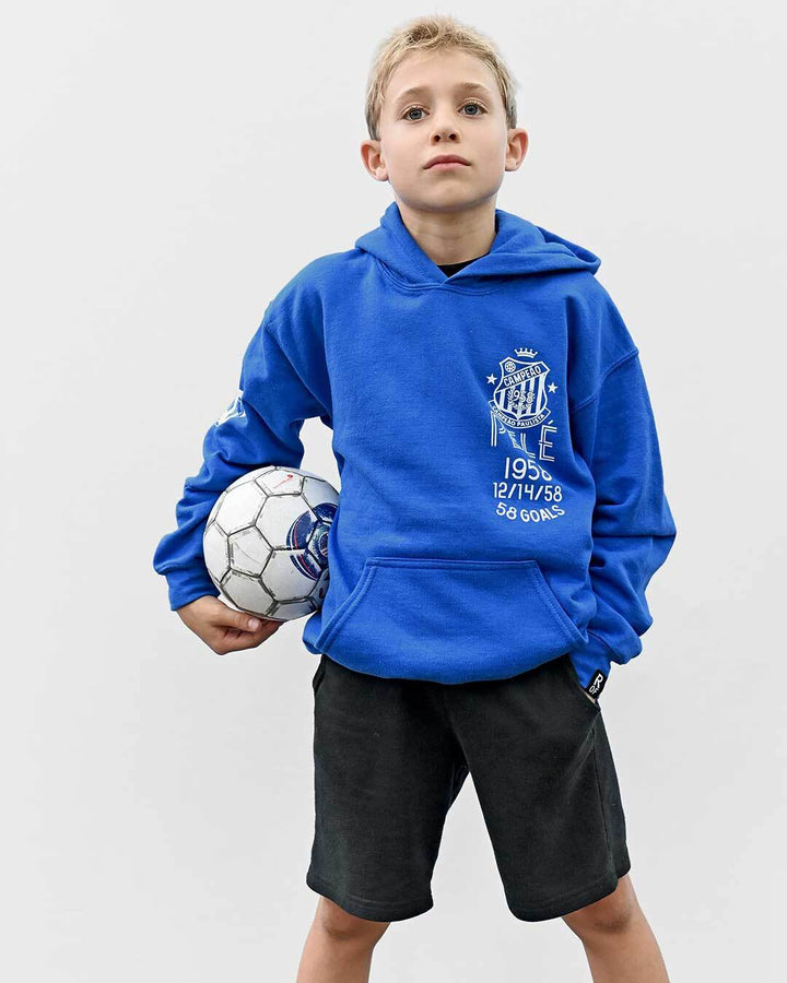 Pelé Santos Blue Kid's PO Hoody