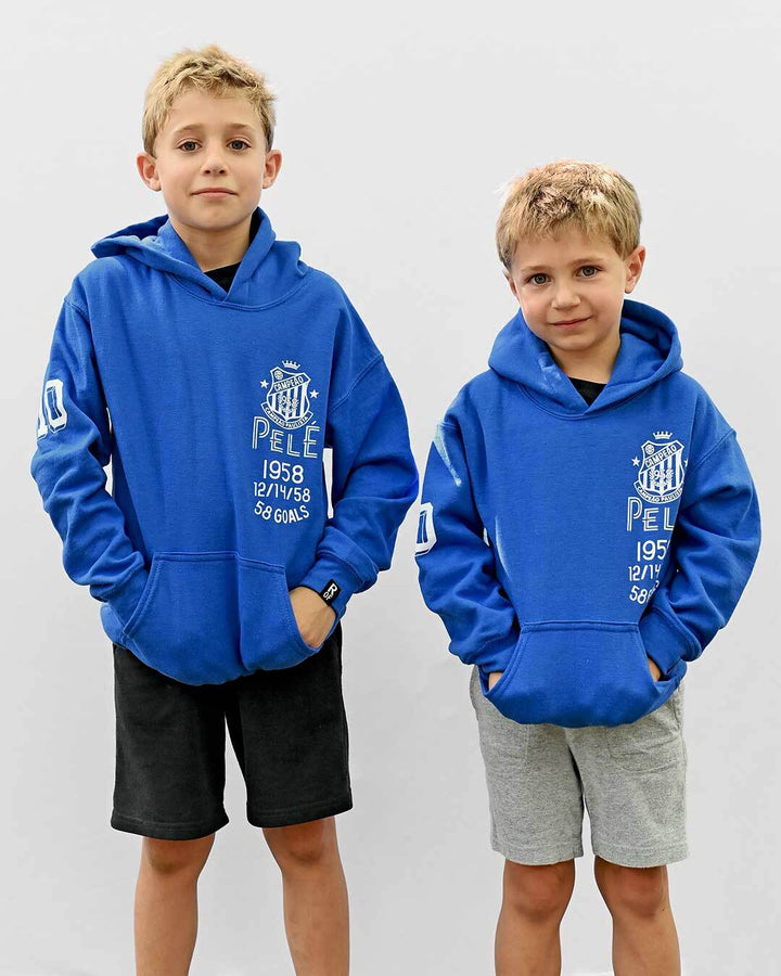 Pelé Santos Blue Kid's PO Hoody