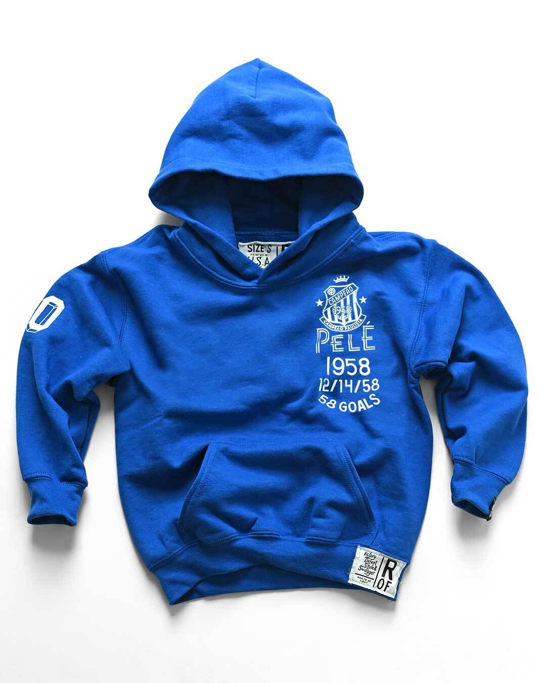 Pelé Santos Blue Kid's PO Hoody