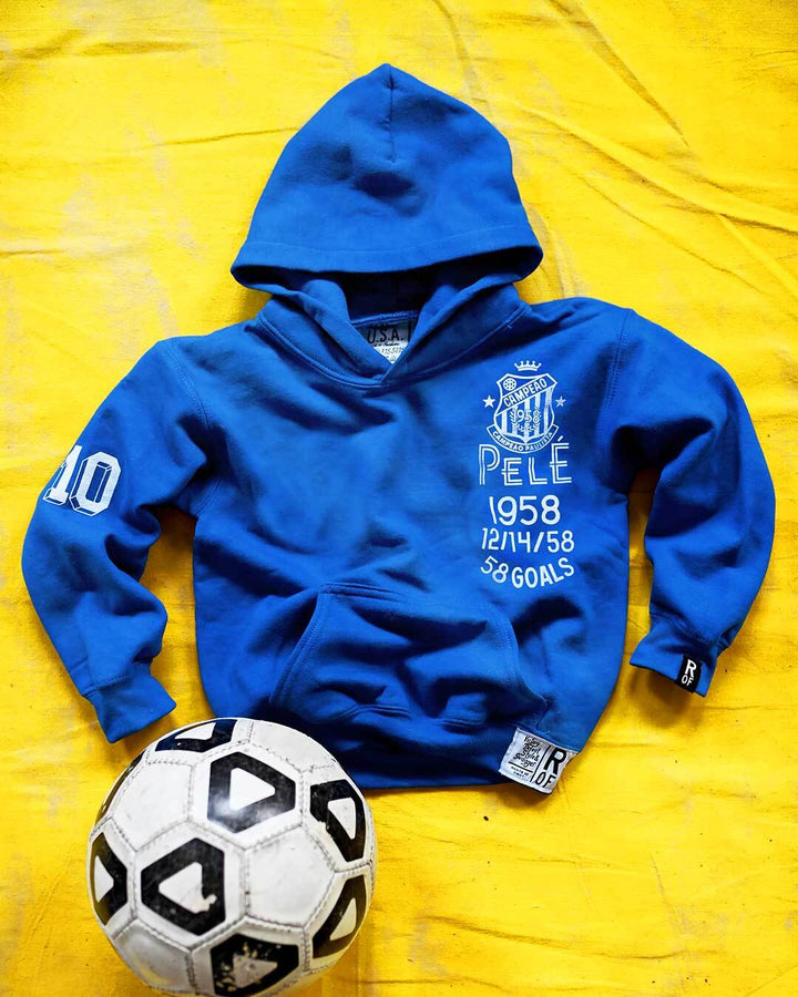 Pelé Santos Blue Kid's PO Hoody