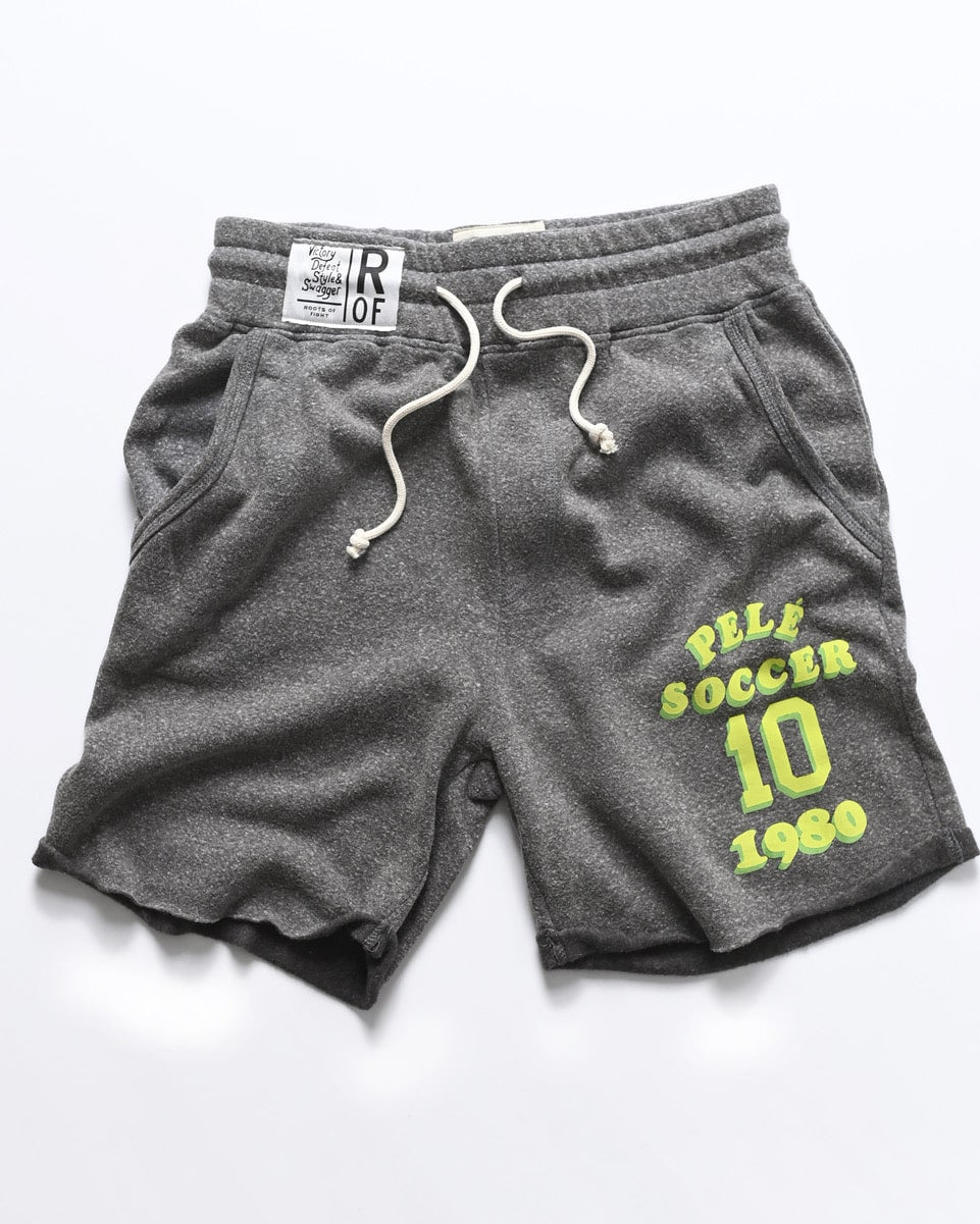 Pelé Soccer Grey Shorts