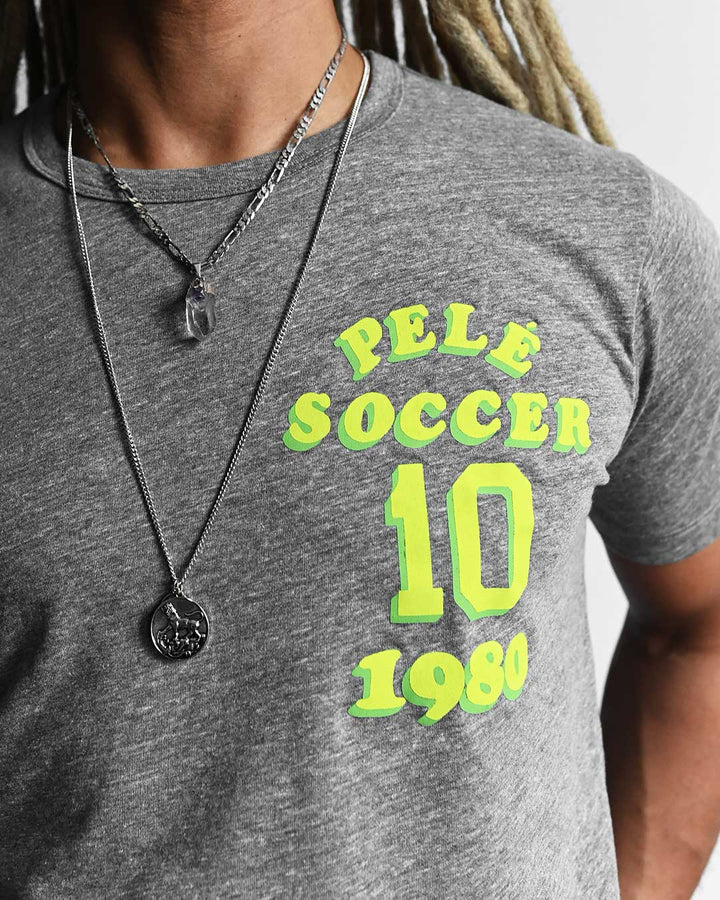 Pelé Soccer Grey Tee