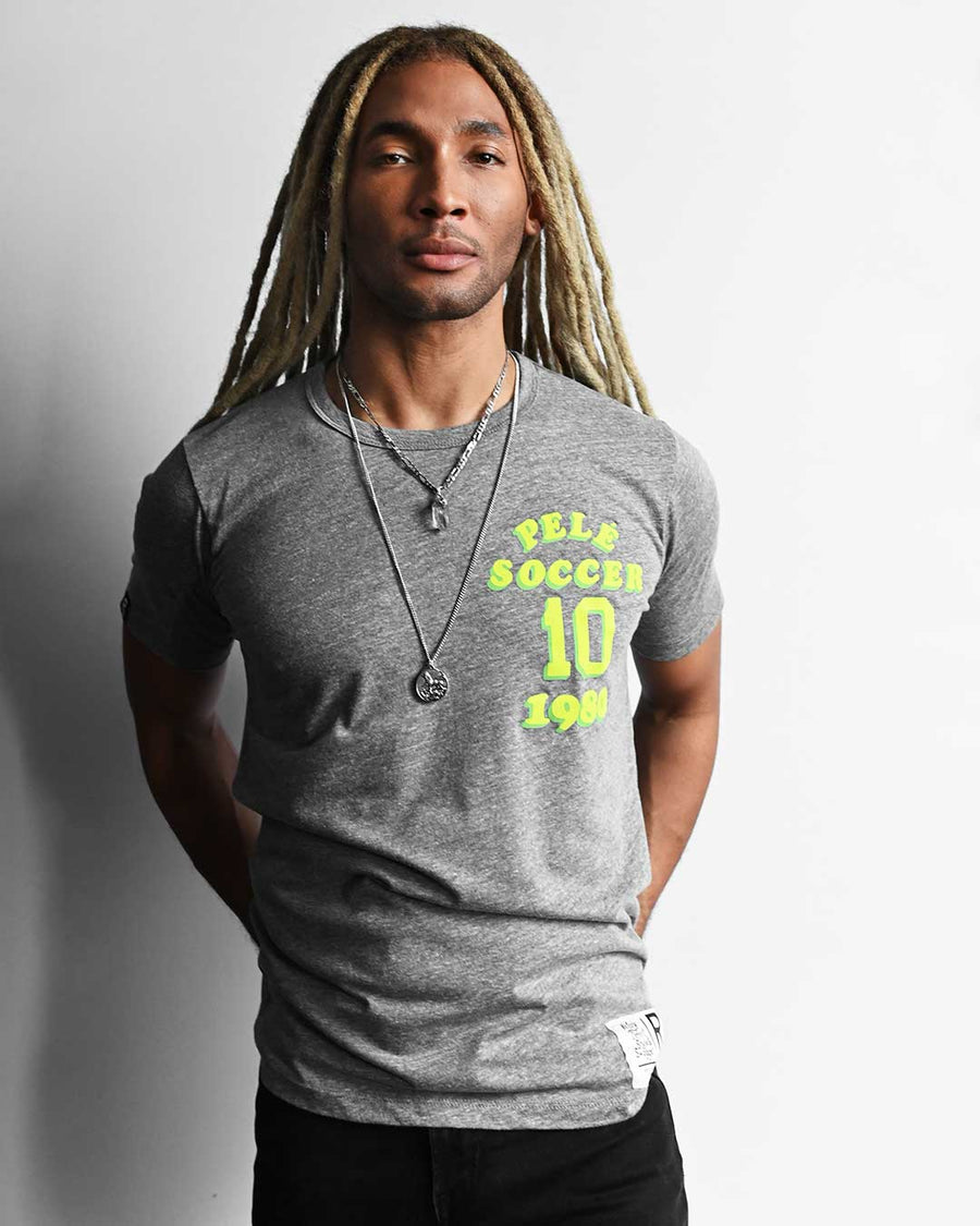 Pelé Soccer Grey Tee