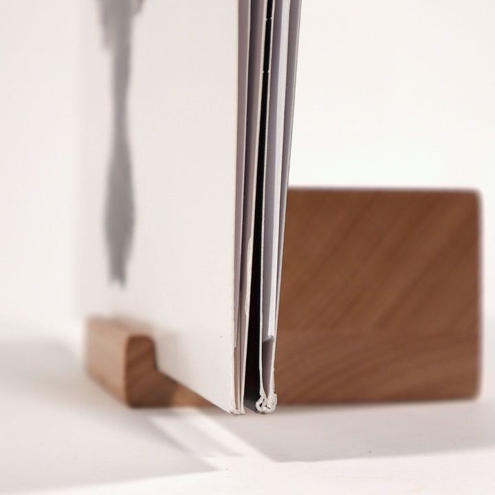 Turntable Lab: Wood Block Record Display - Natural Wood