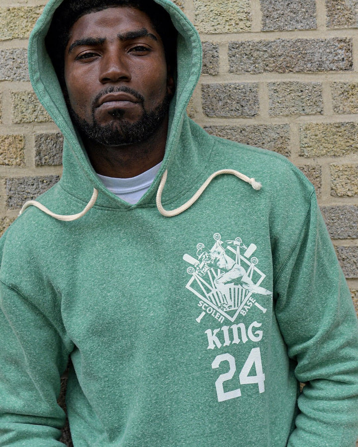 Rickey Henderson Stolen Base King Green PO Hoody