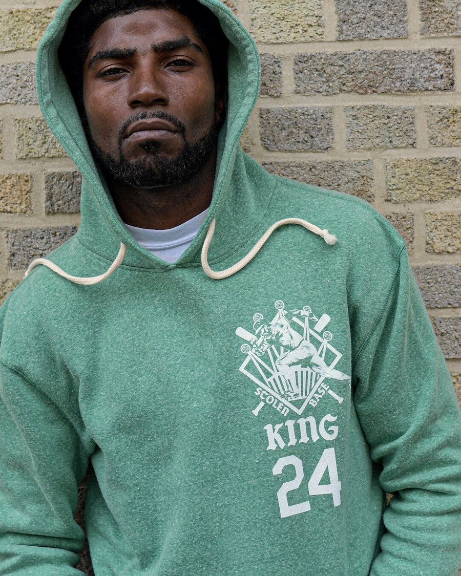 Rickey Henderson Stolen Base King Green PO Hoody