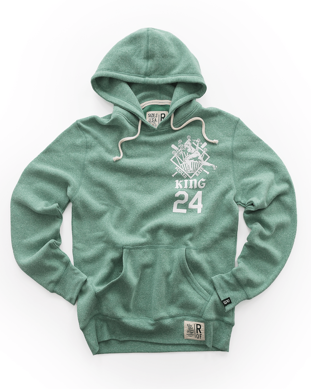 Rickey Henderson Stolen Base King Green PO Hoody