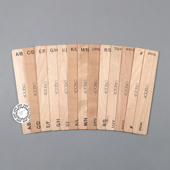 Turntable Lab: Wooden LP Dividers For Vinyl Records - Alpha