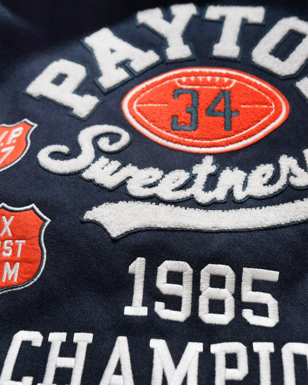 Walter Payton Legacy Navy Varsity Jacket