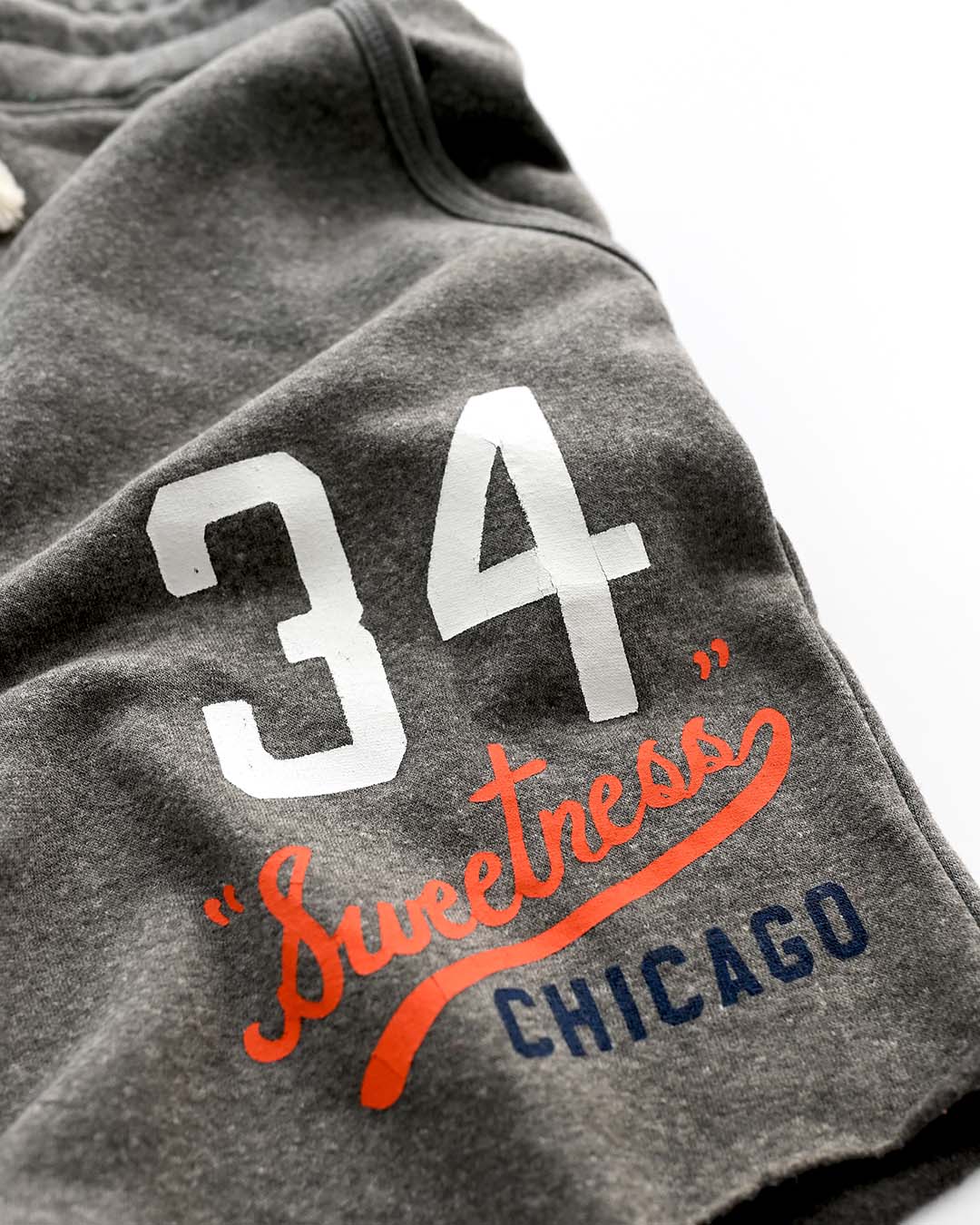 Walter Payton Sweetness #34 Grey Shorts