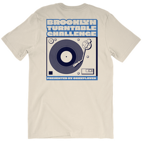 Brooklyn Turntable Challenge Natural T-Shirt