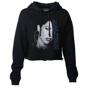 Aaliyah Profile Crop Hooded Sweatshirt