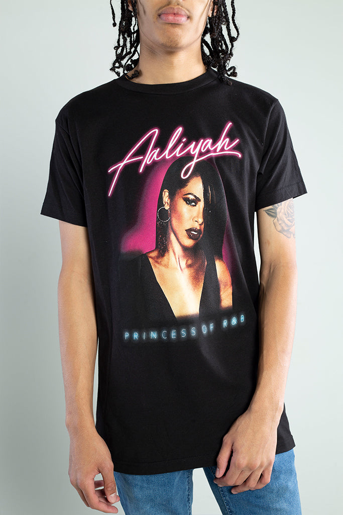 Aaliyah Princess Black T-Shirt