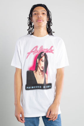Aaliyah Princess White T-Shirt