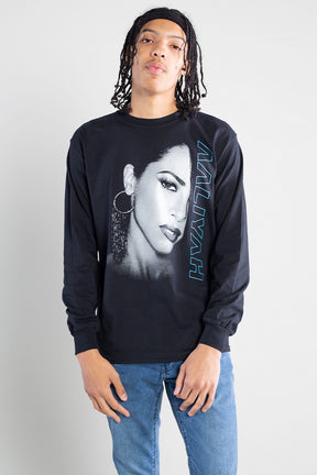 Aaliyah Profile Long Sleeve T-Shirt