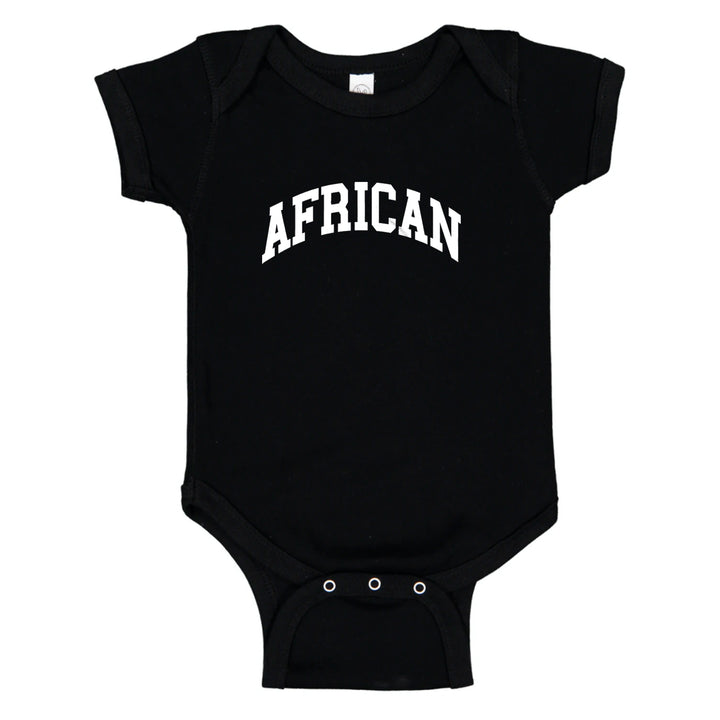 African Onesie - Black - OkayAfrica