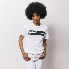 African AF T-Shirt White