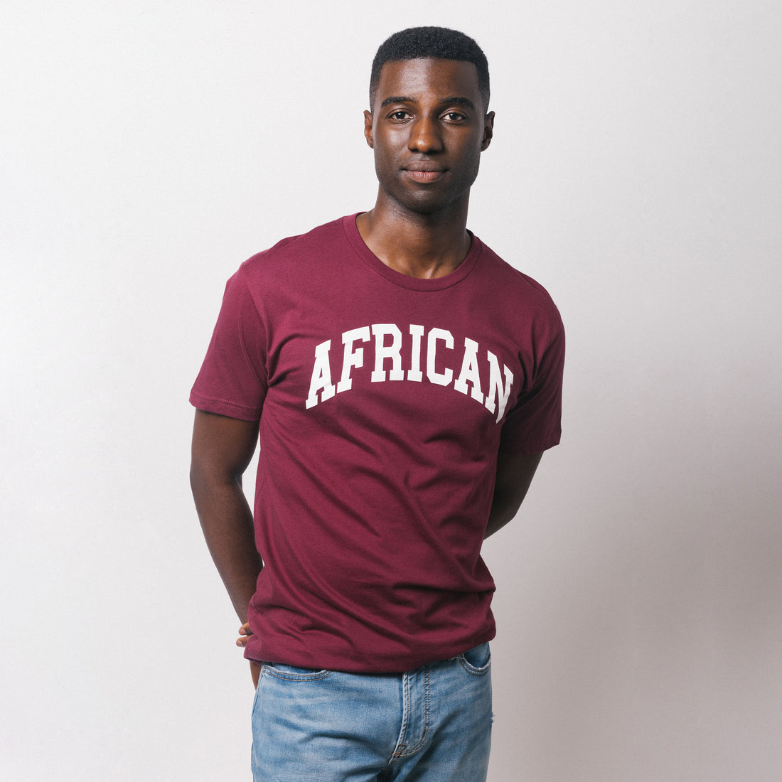 AFRICAN Uni T-Shirt - Maroon