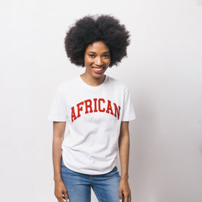 AFRICAN Uni T-Shirt - White