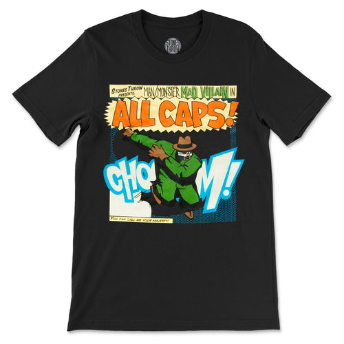 Madvillain All Caps! Black T-Shirt