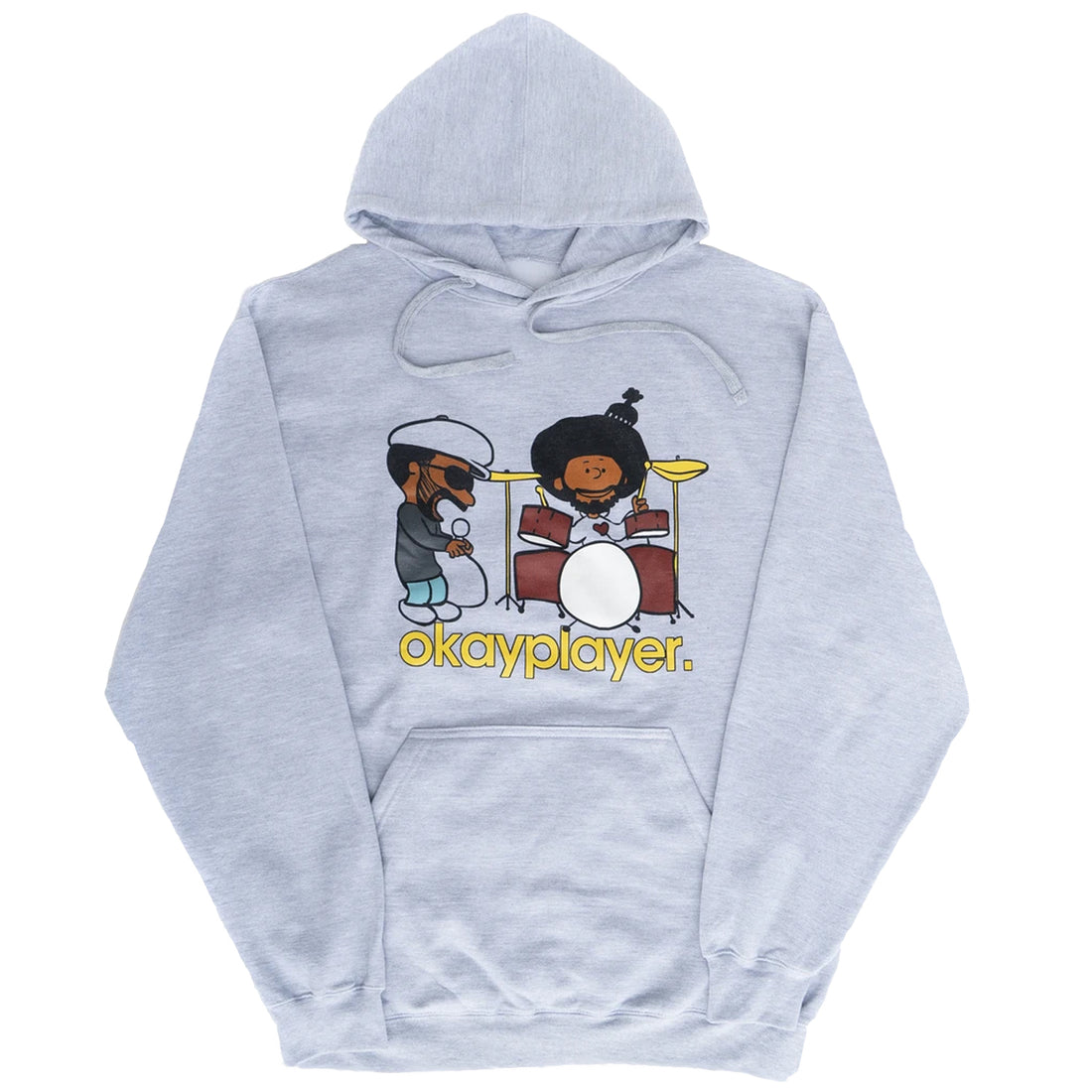Black Thought & Questlove Okayplayer Hooded Sweatshirt Grey