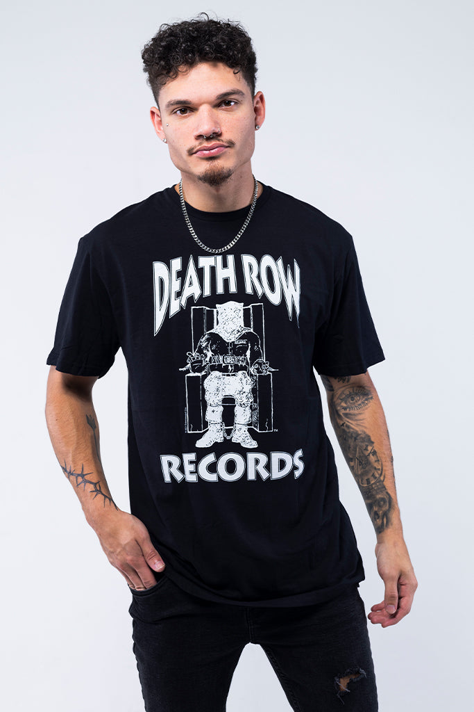 Death Row Records Logo Black T-Shirt