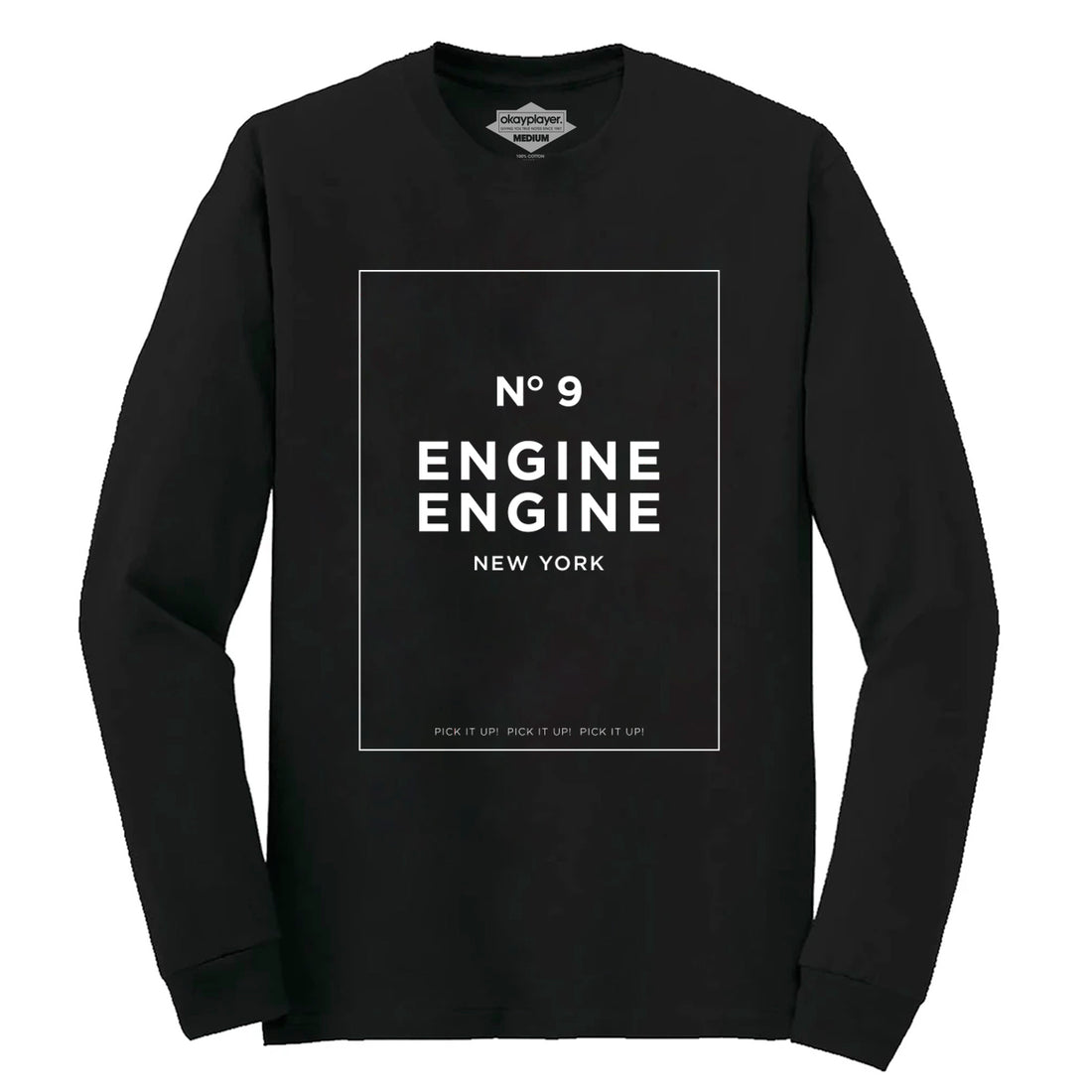 Engine Engine No. 9 Long Sleeve Black T-Shirt