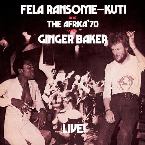 Fela Kuti and The Africa 70 with Ginger Baker "Live!" (1971) LP Vinyl
