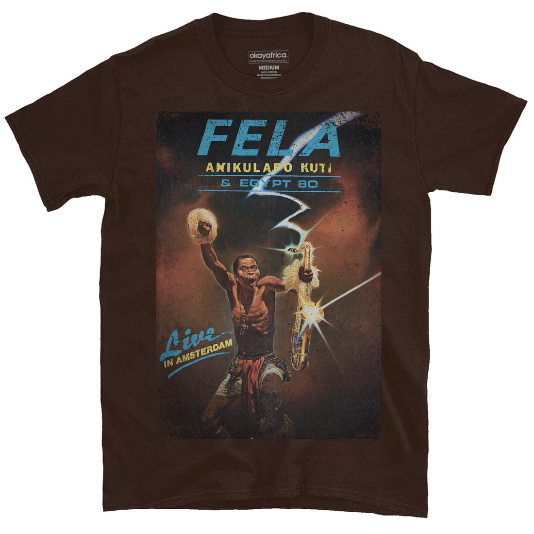 Fela Kuti "Live In Amsterdam" T-Shirt