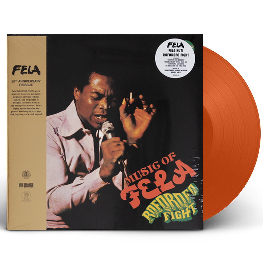 Fela Kuti "Roforofo Fight" (1972) LP Vinyl 50th Anniversary Ed