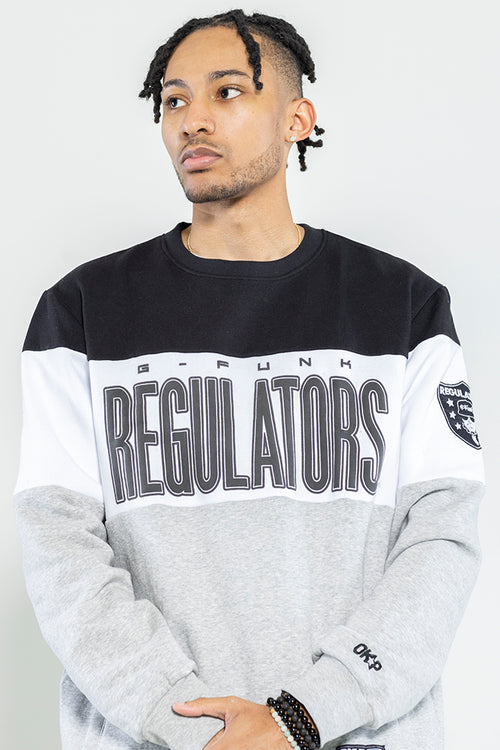 G-Funk Regulators Tri-Panel Crewneck Sweatshirt