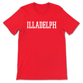 Illadelph Collegiate T-Shirt Red