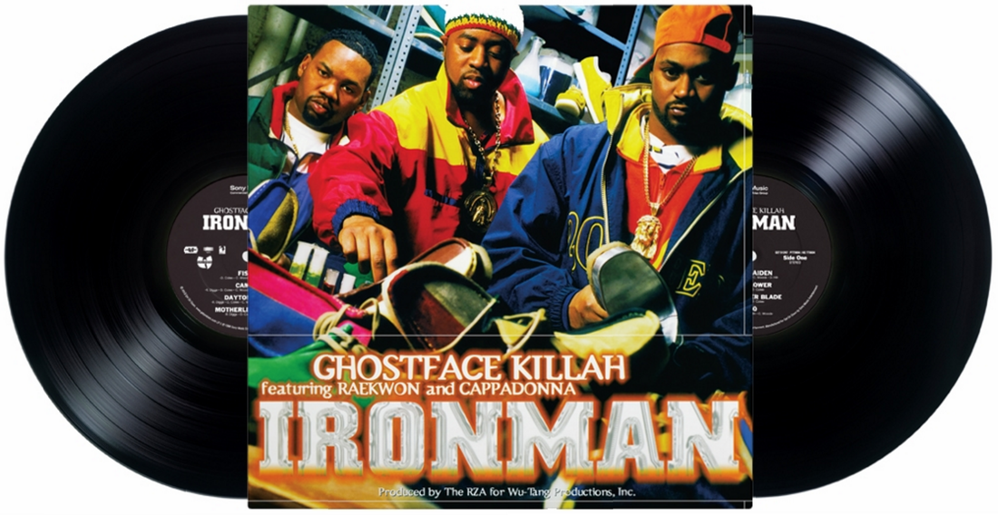 Ghostface Killah featuring Raekwon and Cappadonna "Ironman" 2xLP Vinyl