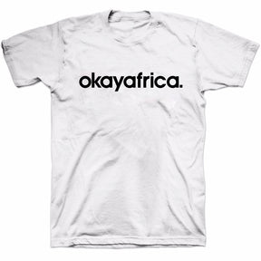 OkayAfrica Logo T-Shirt - White