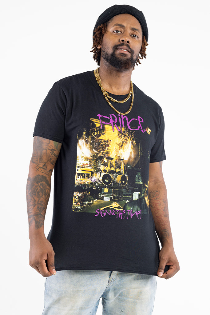 PRINCE Come Tシャツ Prince T-Shirt - Sign o' The Times - Black – Eye Candy Los Angeles