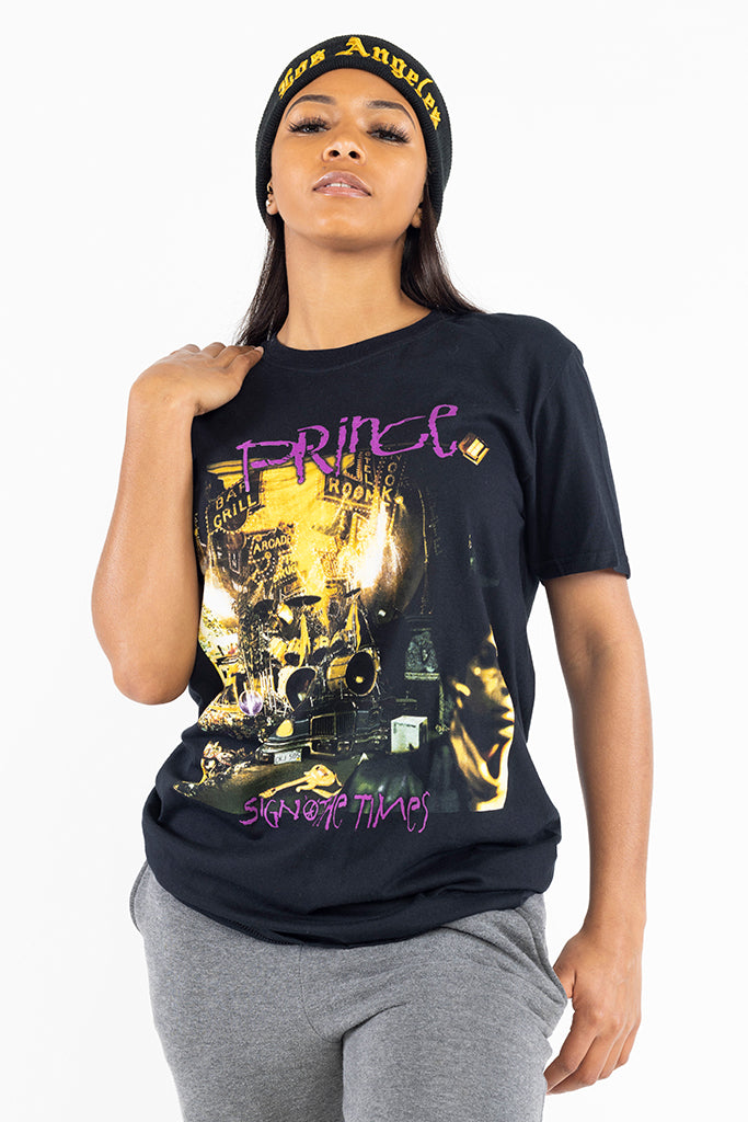 PRINCE Come Tシャツ Prince T-Shirt - Sign o' The Times - Black – Eye Candy Los Angeles