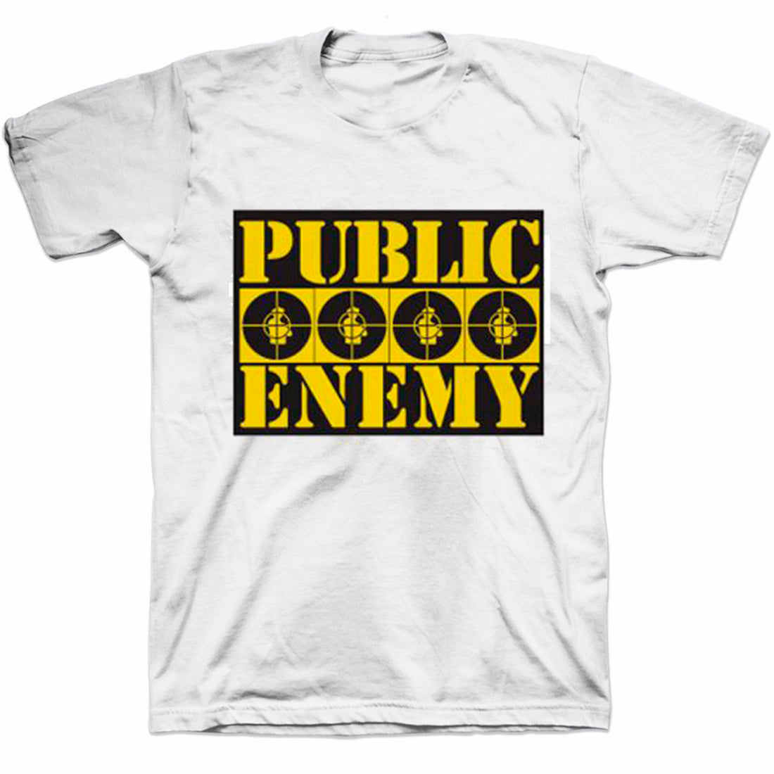 Public Enemy Logo White T-Shirt