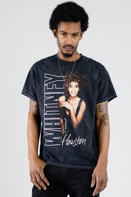 Whitney Houston Mineral Wash T-Shirt