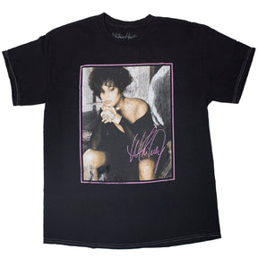Whitney Houston Vintage Gaze Black T-Shirt