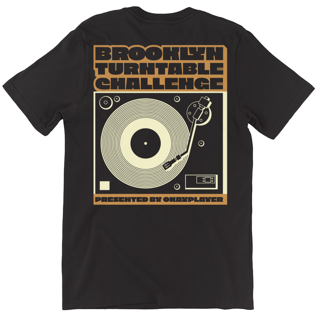 Brooklyn Turntable Challenge Black T-Shirt