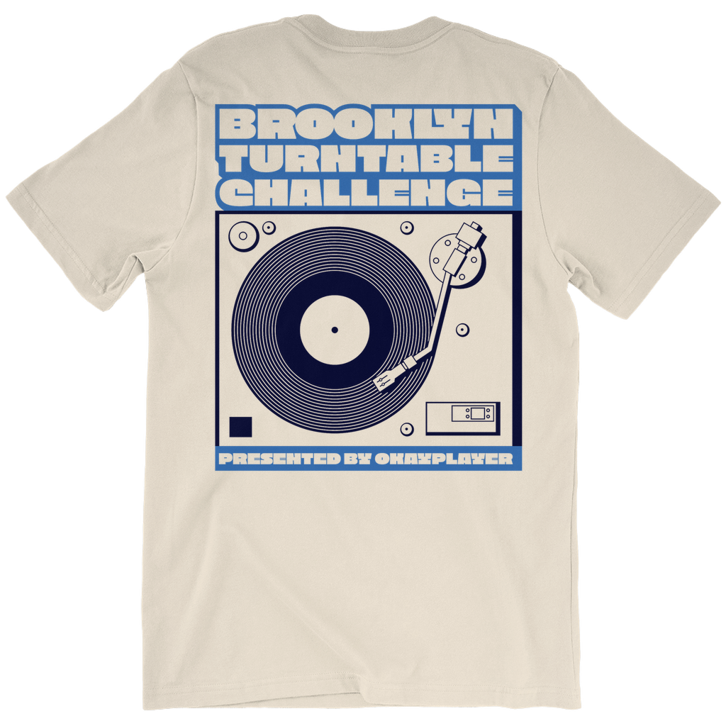 Brooklyn Turntable Challenge Natural T-Shirt